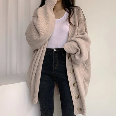 Cardigan Oversize Femme Long