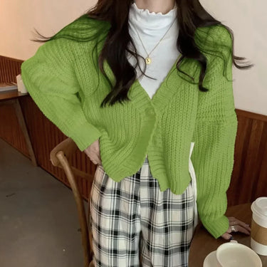 Cardigan Oversize Vert