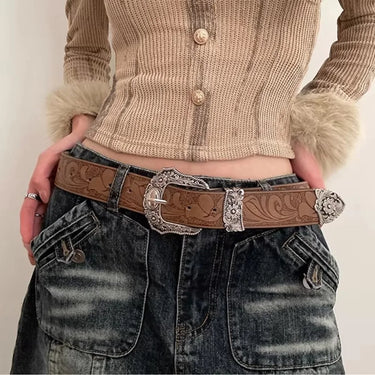 Ceinture Large Western Femme