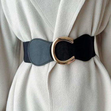 Ceinture Large Cuir Souple Femme