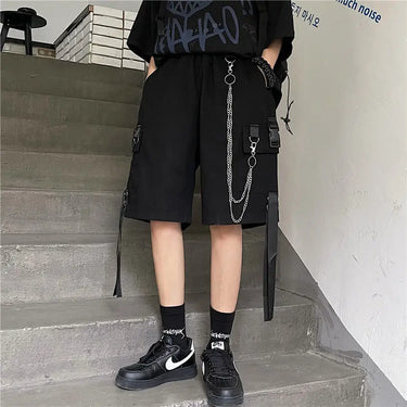 Short Oversize Homme Noir