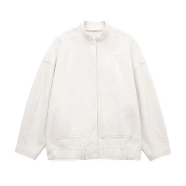 Manteau Oversize Femme Blanc