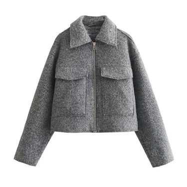 Veste Oversize Femme Tweed