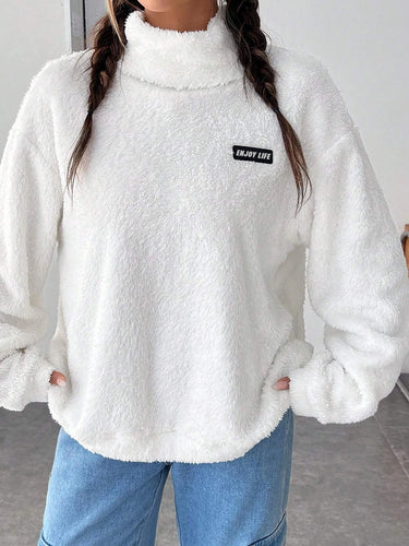 Col Rond Sweat Oversize Femme