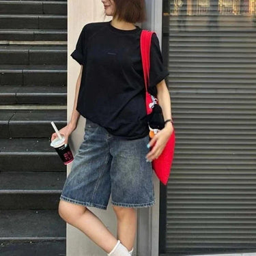 Short Large Femme Jean