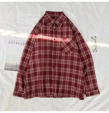 Chemise Oversize Homme Rouge