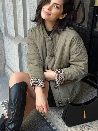 Veste Oversize Femme Vintage