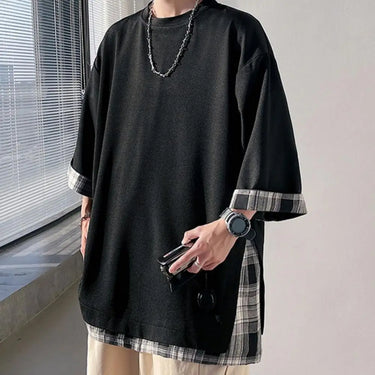 T-Shirt Oversize Manche 3/4 Homme