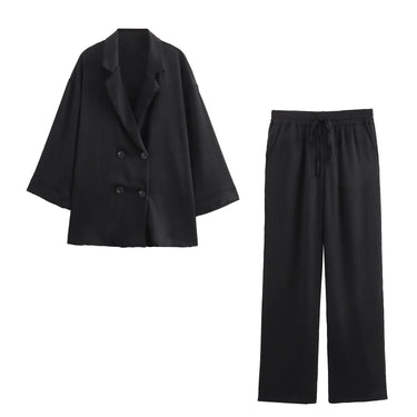 Ensemble Blazer Oversize Noir