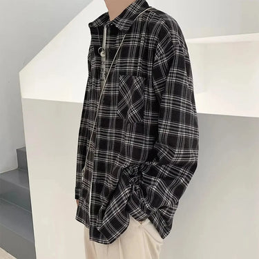 Chemise Ample Homme Noir