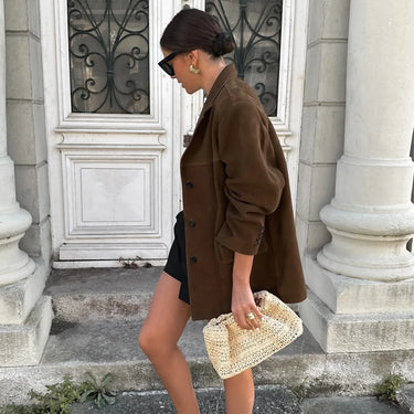 Blazer Oversize Daim