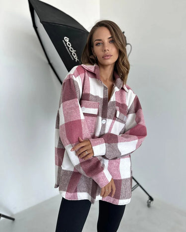 Chemise Oversize Femme Hiver