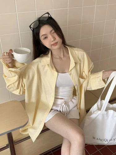 Chemise Oversize Femme Rayé