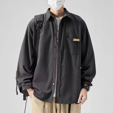 Chemise Oversize Homme Noir