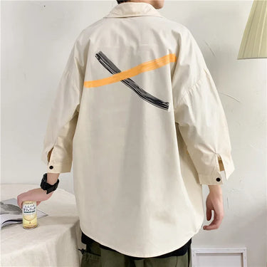 Chemise Oversize Homme Streetwear