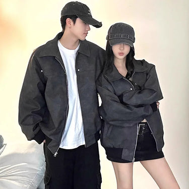 Veste Daim Oversize Homme