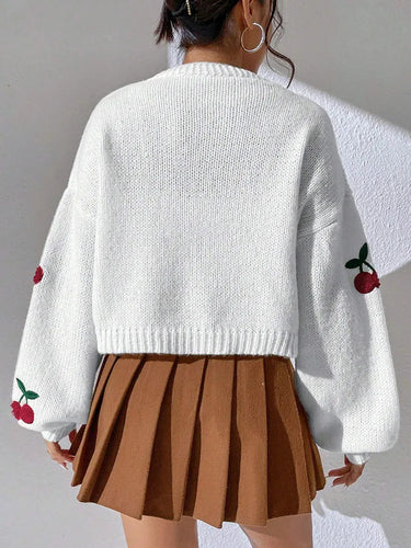 Cardigan Brodé Femme