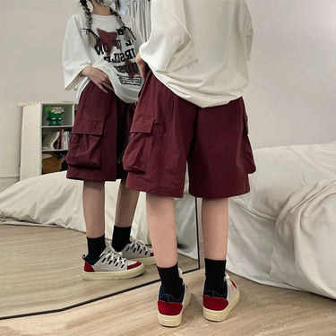 Short Large Rouge Femme