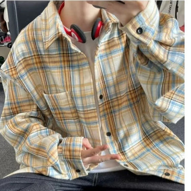 Chemise Oversize Homme Jaune