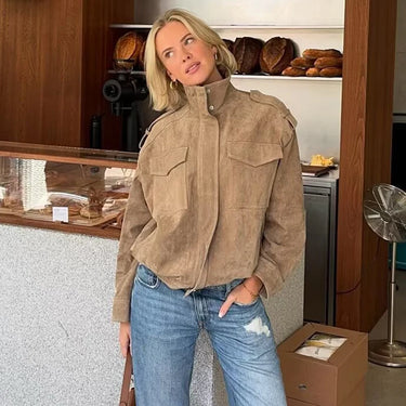 Manteau Oversize Daim