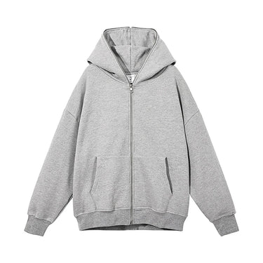 Hoodie Zippé Oversize Femme