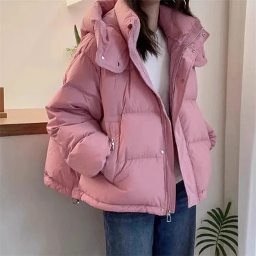 Doudoune Oversize Femme Rose