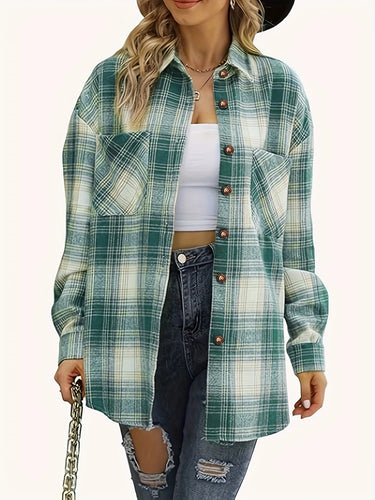 Chemise Oversize Flanelle Femme