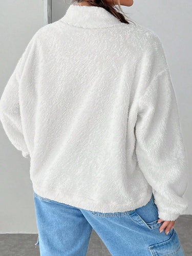 Col Rond Sweat Oversize Femme