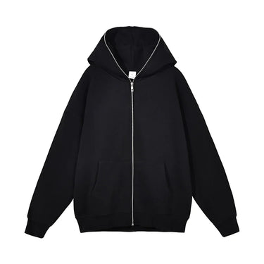 Hoodie Zippé Oversize Femme