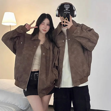 Veste Daim Oversize Homme