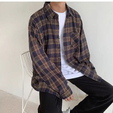 Chemise Oversize Homme Manche Longue