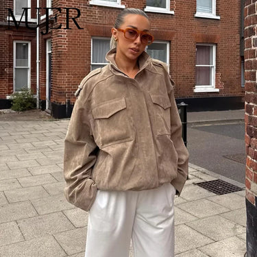 Manteau Oversize Daim