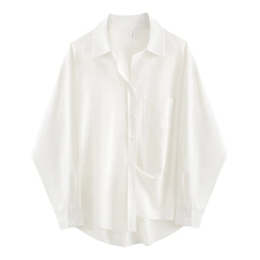 Chemise Oversize Femme Blanche