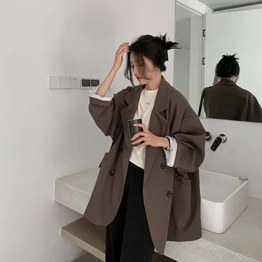 Blazer Oversize Brun