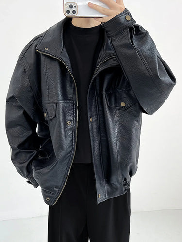 Veste Oversize Homme Cuir