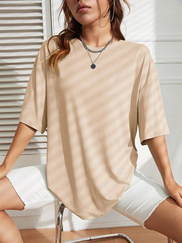 T-Shirt Oversize Femme Kaki