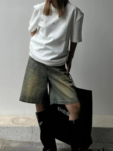 Short Large Femme Jean