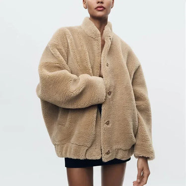 Manteau Polaire Oversize Femme