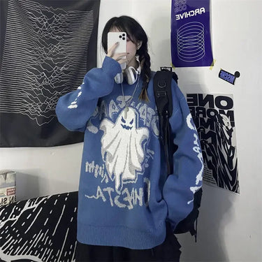 Sweat Oversize Femme Motif