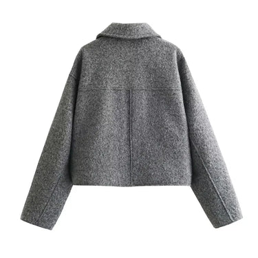 Veste Oversize Femme Tweed