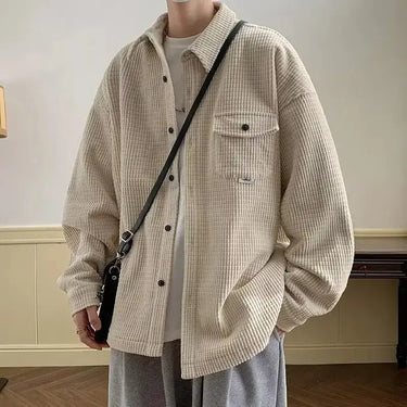 Chemise Oversize Velours Homme