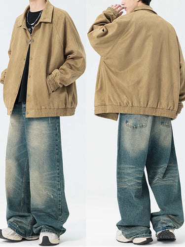 Veste Oversize Suedine