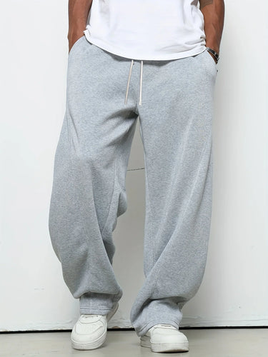 Jogging Large Homme Gris Clair