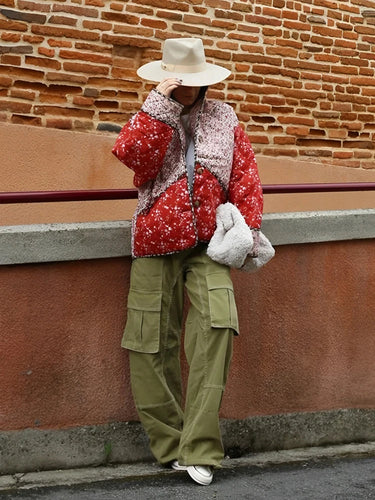 Veste Oversize Fleur