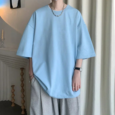 T-Shirt Oversize Homme Manche Mi Longue