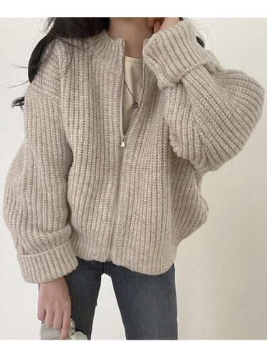 Pull Cardigan Oversize Femme