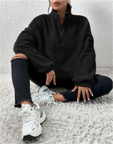 Sweat Oversize Femme Polaire