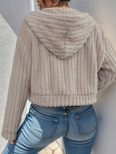 Sweat Capuche Zippé Oversize Femme