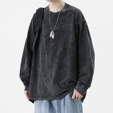 T-Shirt Oversize Homme Manche Longue