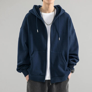 Pull Oversize Homme Bleu Marine